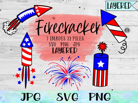 Firework Clipart, 4th of July SVG, 4th of July PNG, Firework Svg, Fourth of July Svg, Sparkle Svg, Patriotic Clipart, Fourth of July Png