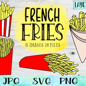 Frytki SVG, Frytki SVG, Plik Fries Before Guys, Plik koszulki French Fry, Frytki SVG, Plik naklejek Junk Food, Clipart Frytki, Frytki