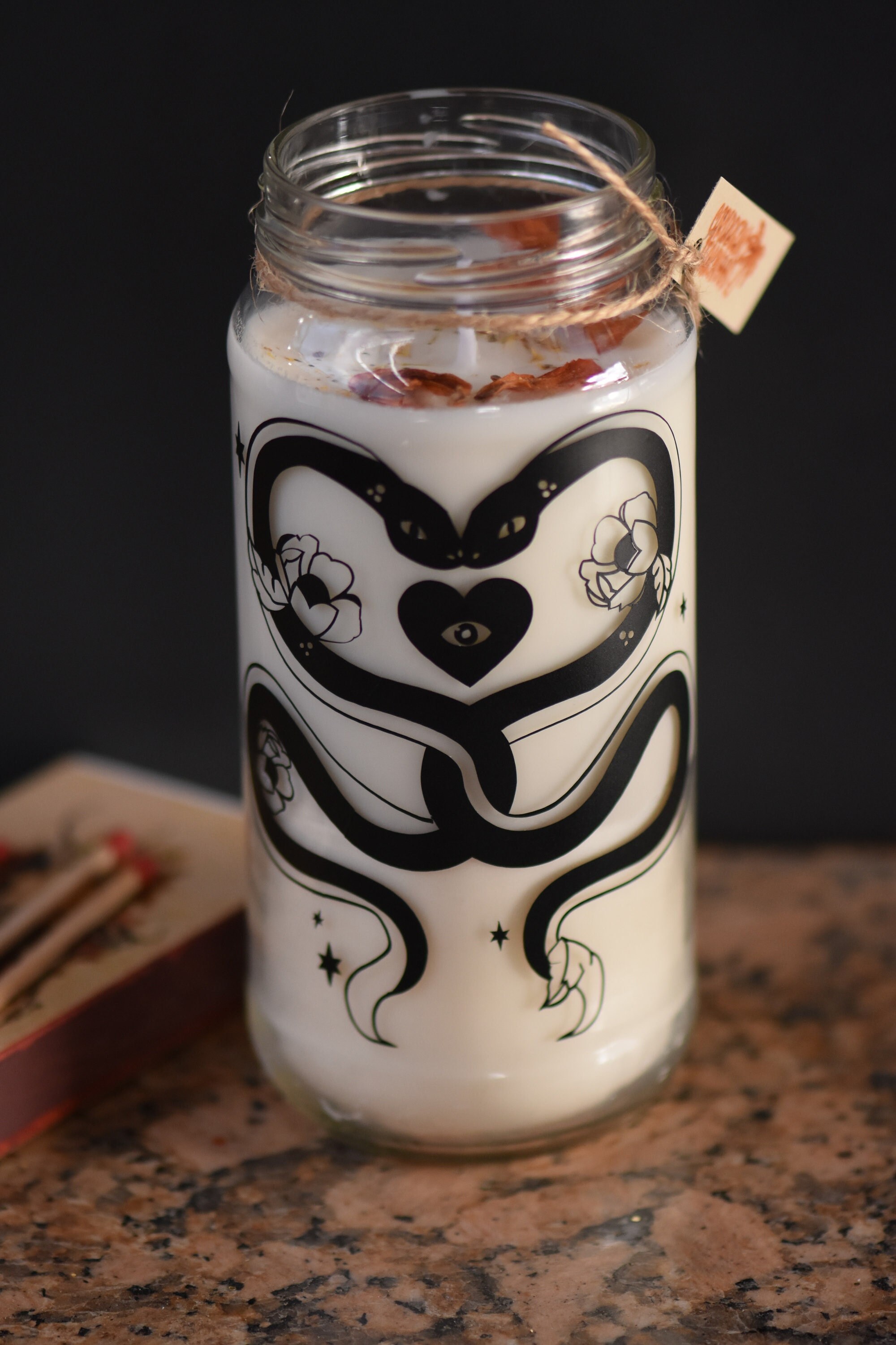 Snake Jar Candle — Aries Zona Creations