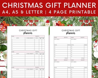 Christmas Planner & Shopping List Online: Planning Tracker
