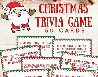 Christmas Friendly Feud Game | Family Quiz Night | Christmas Day Family Game Night | Holiday Family Quiz | Family Group Game | Party Game