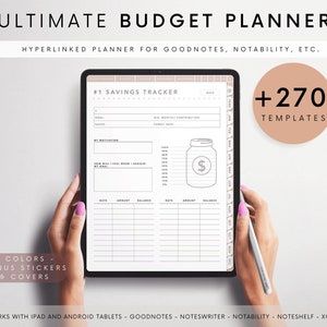2024 Digital Budget Planner, Finance Tracker, Finance Planner, Digital Budget, Digital Budget Planner, Savings Planner, GoodNotes Planner