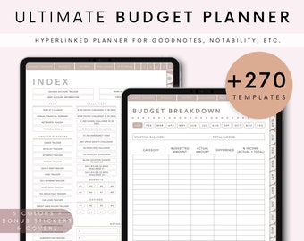 2026 Digital Budget Planner: Budget Tracker, Financial Planner, Finance Tracker, Paycheck Budget Template | Budget Planner GoodNotes IPad
