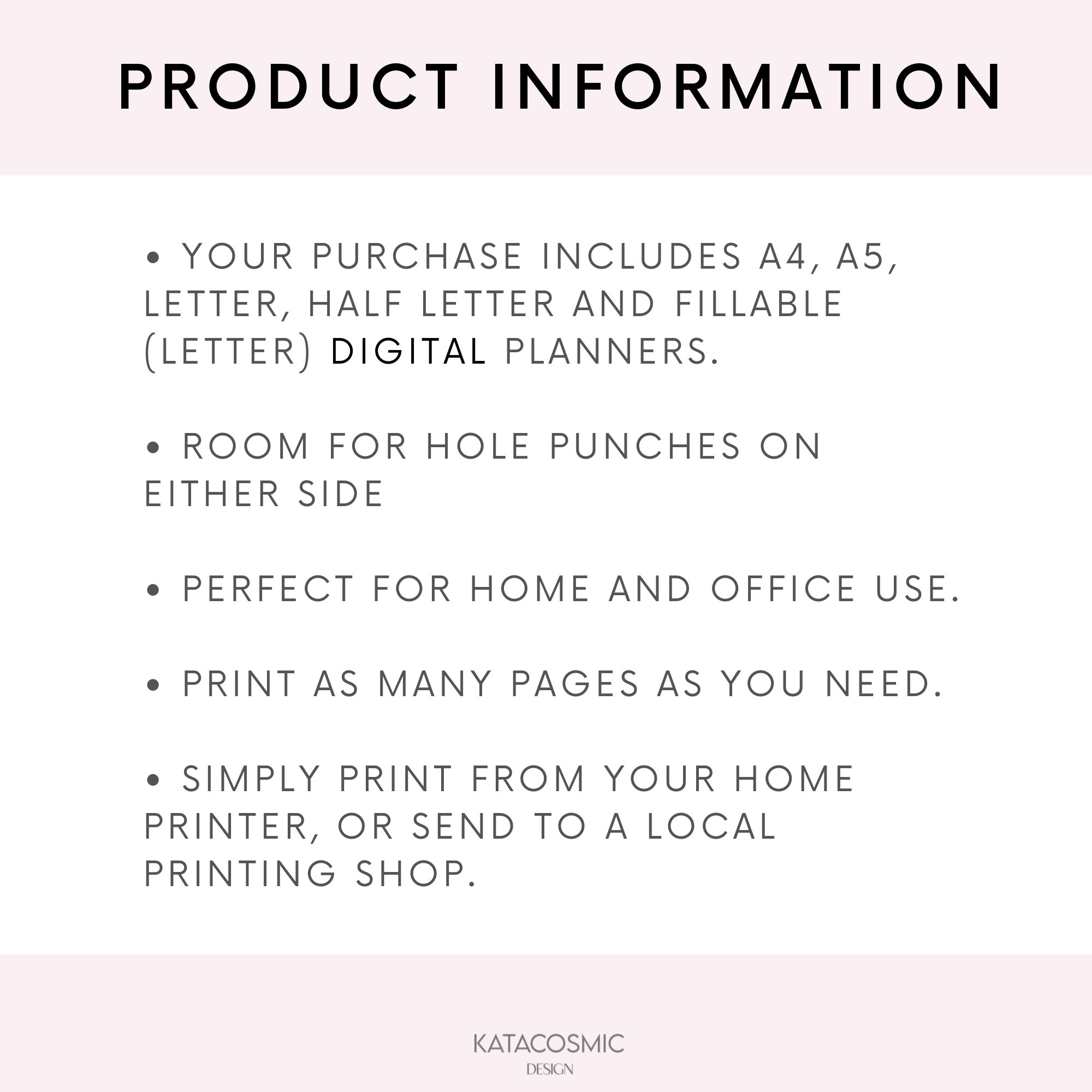Printable Menu Download and Weekly Menu Planner Template - Etsy