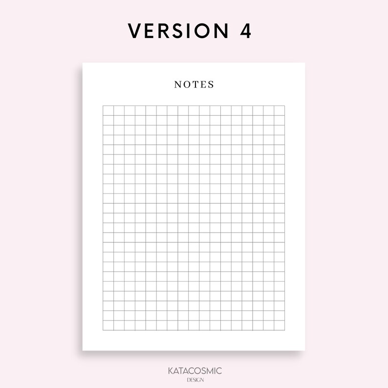 Notes Page Printable Lined Notes Template Note Taking - Etsy