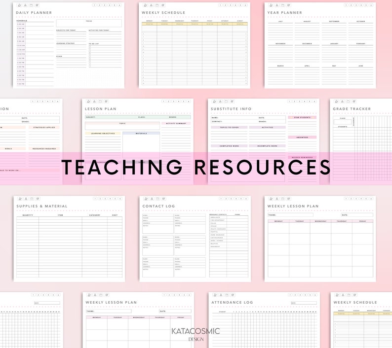 2024 2025 Digital Teacher Planner, iPad Planner, Digital Lesson Planner ...