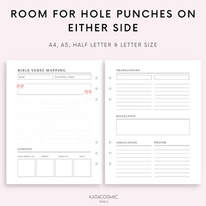 Bible Verse Mapping Printable, Bible Study Tools, Christian templates, Scripture mapping printable, Bible Journaling, Bible Scripture Women image 5