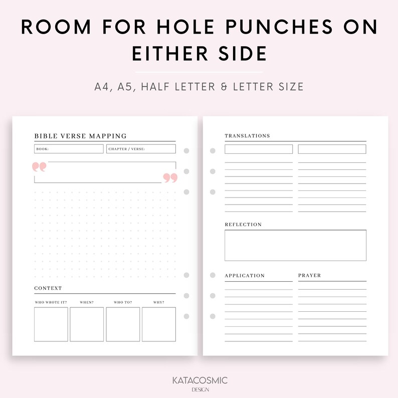 Bible Verse Mapping Printable, Bible Study Tools, Christian templates, Scripture mapping printable, Bible Journaling, Bible Scripture Women image 5