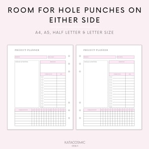 College Student Weekly Planner, Printable Student Planner, College Planner, School Planner, INSTANT DIGITAL DOWNLOAD image 7