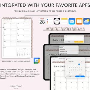 Digital Planner 2024 2025 & Undated, Goodnotes Planner, Daily Planner ...