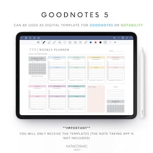 2026 Weekly Planner Printable Landscape, Minimalist Weekly Schedule, Week At a Glance, Weekly Organizer, Office Planner, To Do Desk Planner image 5