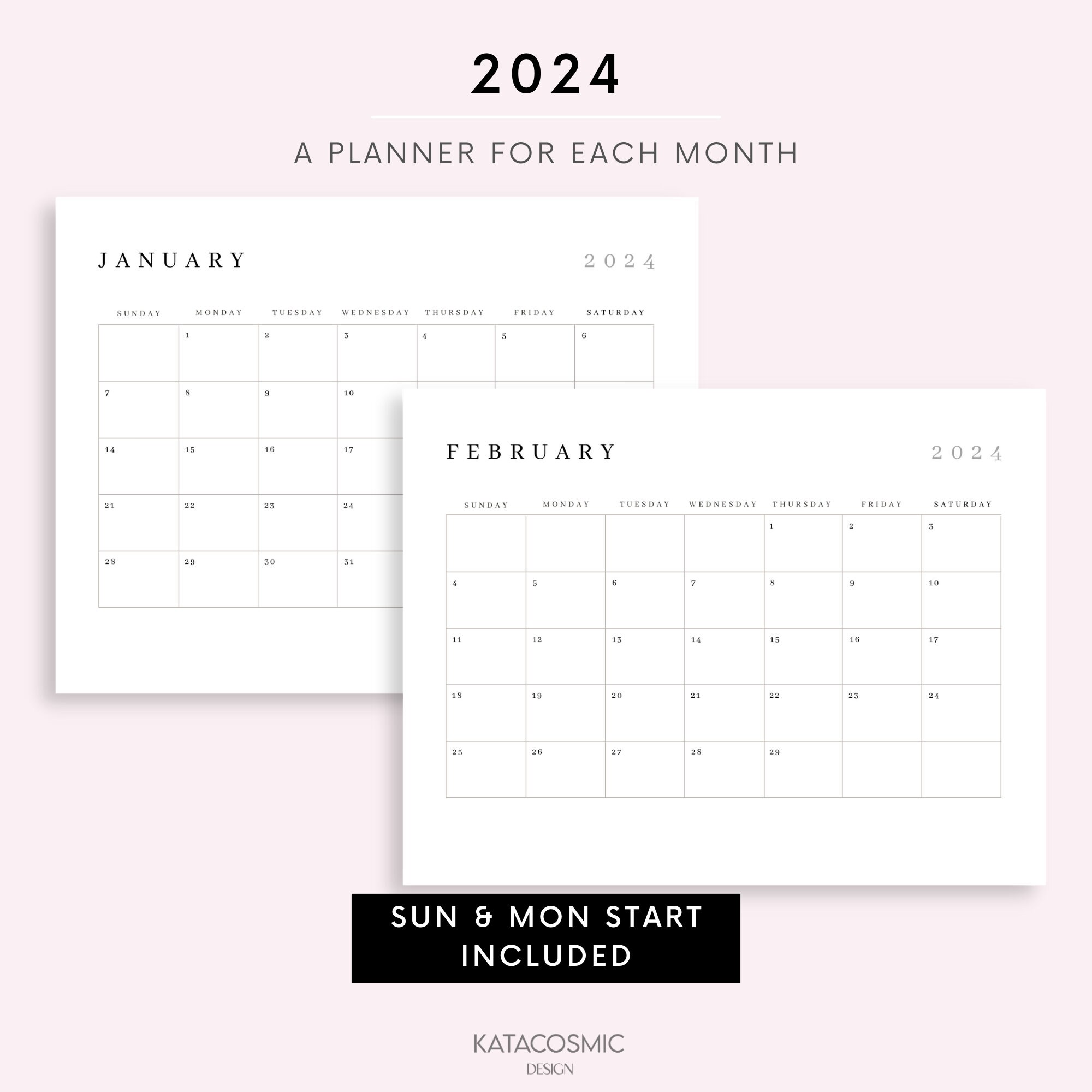 Goal Planner BUNDLE, 2024 Goals Tracker, SMART Goal Setting Kit, New ...