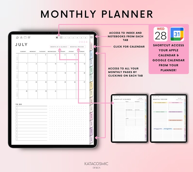 Digital Teacher Planner 2024 - 2025 DATED Lesson Planner, Academic ...