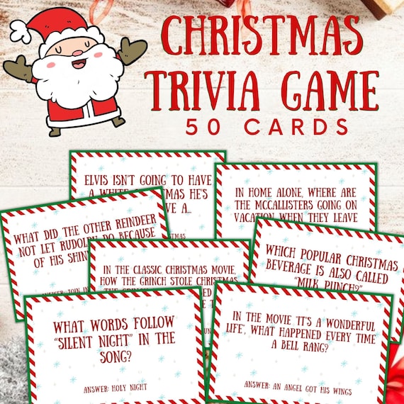 Christmas Friendly Feud Game | Family Quiz Night | Christmas Day Family Game Night | Holiday Family Quiz | Family Group Game | Party Game