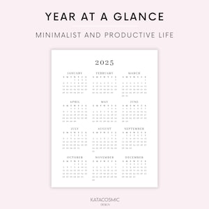 May include: A black and white printable calendar for the year 2025. The calendar is divided into 12 months, with each month displayed in a separate box. The days of the week are abbreviated as S, M, T, W, T, F, and S. The calendar is designed in a minimalist style, with a simple black font on a white background.
