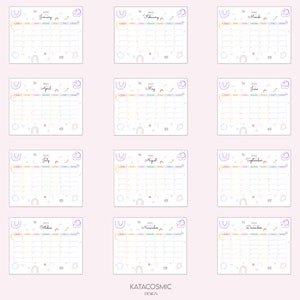 Editable Teacher Calendar 2023, Calendar School Teacher, Wall Calendar