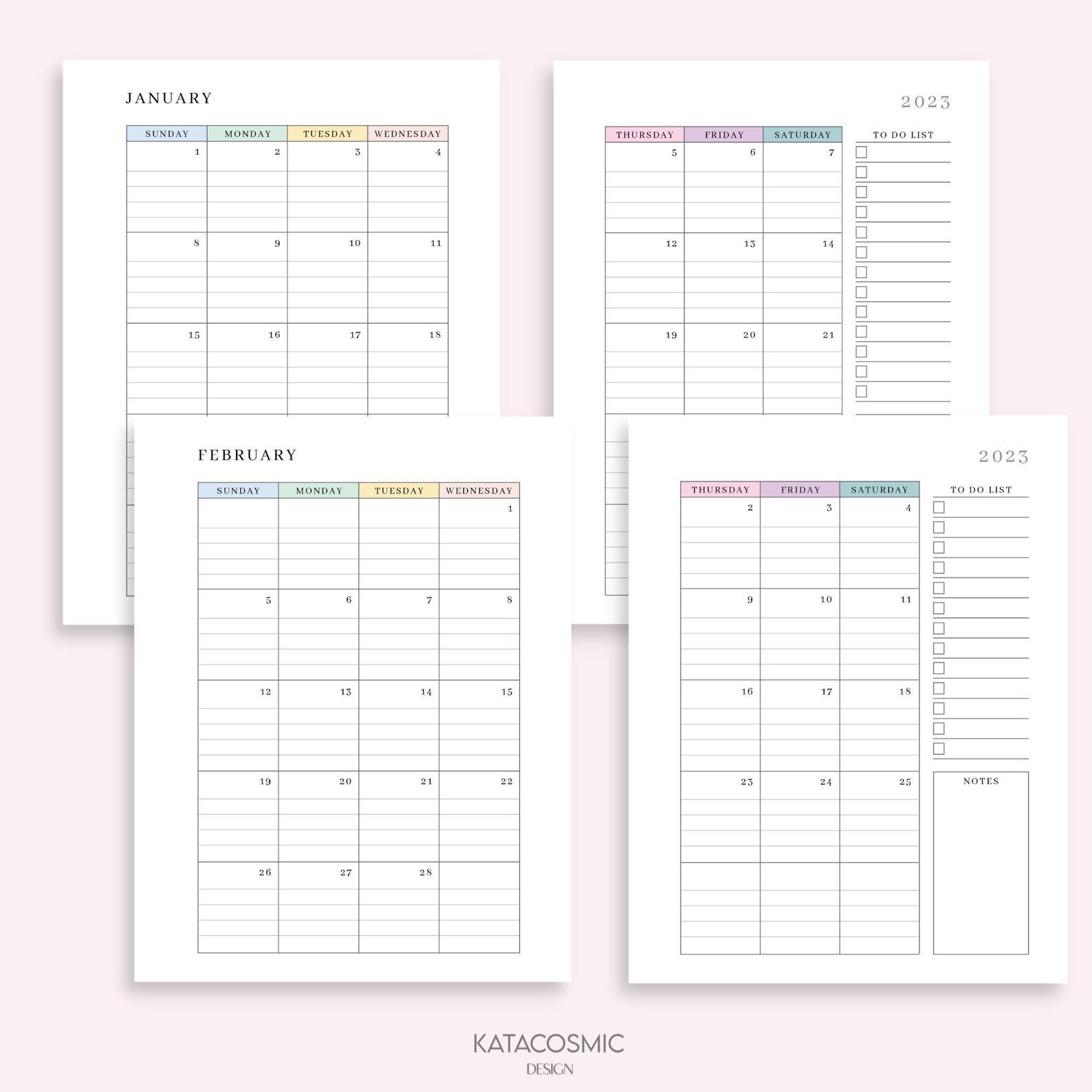 2023 Monthly Lined Calendar Printable - Il 1588xN.4156060190 I0ae 