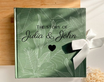 Gästebuch Hochzeit personalisiert | Personalisiertes Fotoalbum | JGA | Geschenkidee | Erinnerungen | Taufe | Jahrestag | Jubiläum | Reise