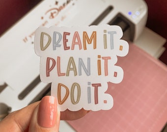 Motivation sticker | Vinyl stickers | Positiver Aufkleber | Spruch sticker