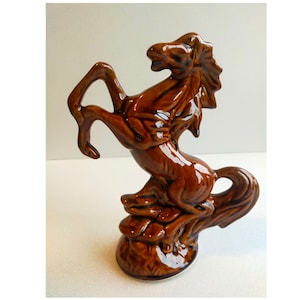 Ceramic horse figurine, home decor