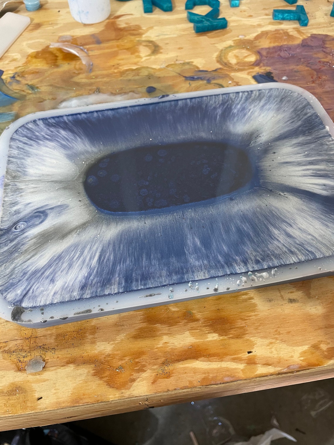 Epoxy Resin Jewelry/rolling Tray Etsy