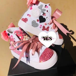 Girls High Top Converse | Bling Converse | Birthday Converse | Any Theme