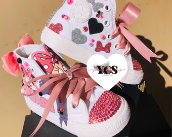 Girls High Top Converse | Bling Converse | Birthday Converse | Any Theme