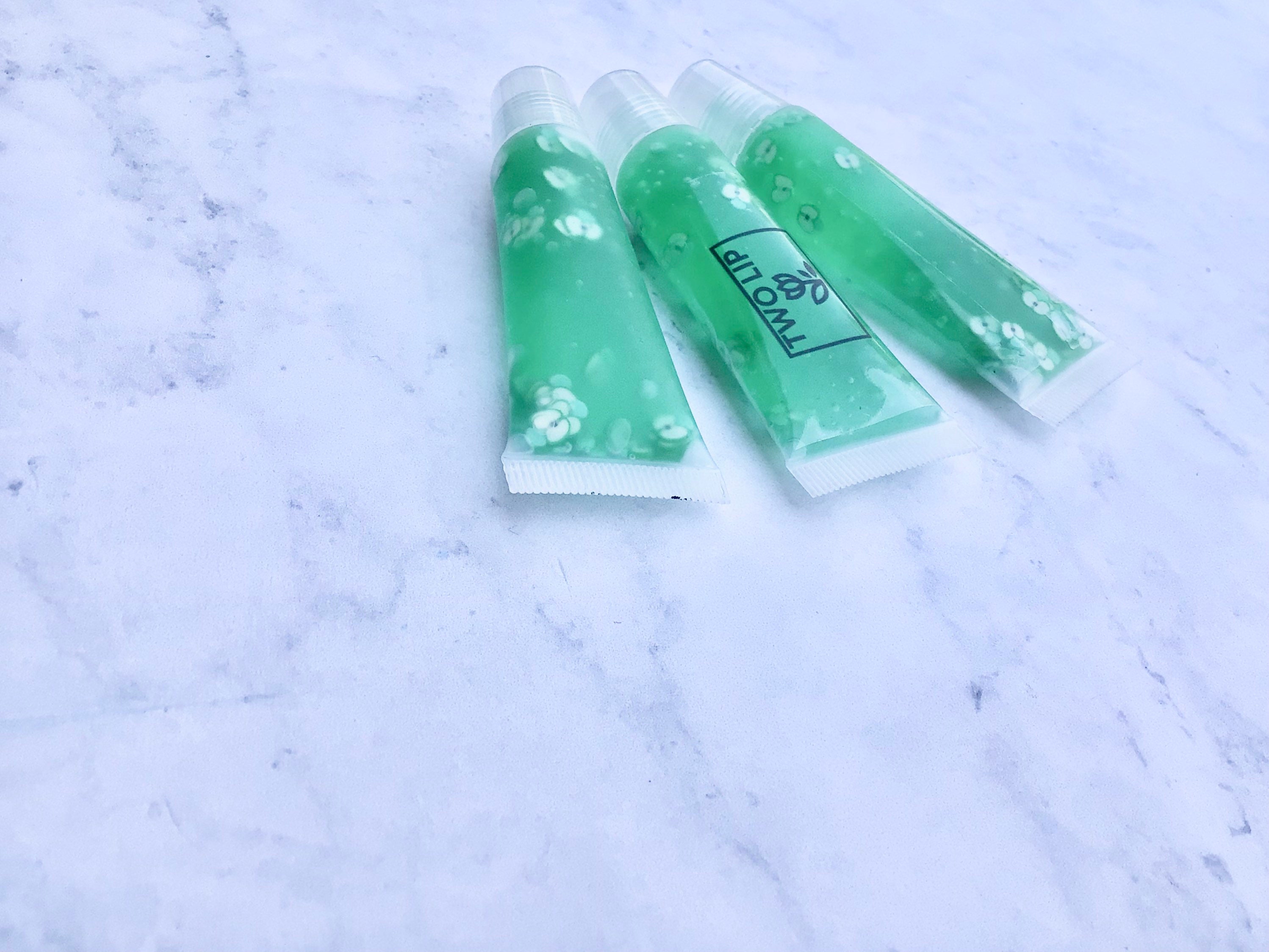 APPLE LIP GLOSS Green Lip Gloss Fruit Slice Flavored Etsy