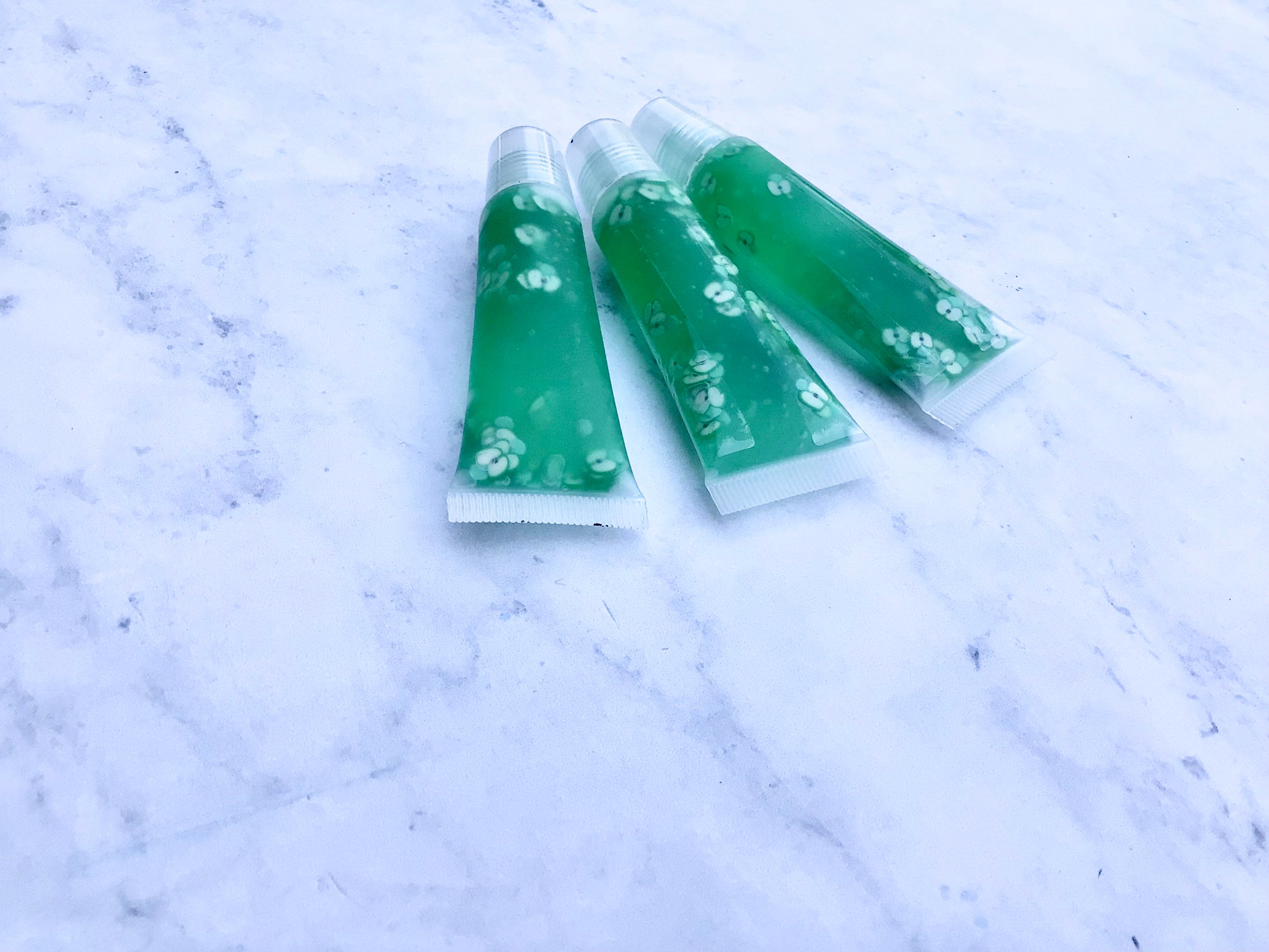 APPLE LIP GLOSS Green Lip Gloss Fruit Slice Flavored Etsy