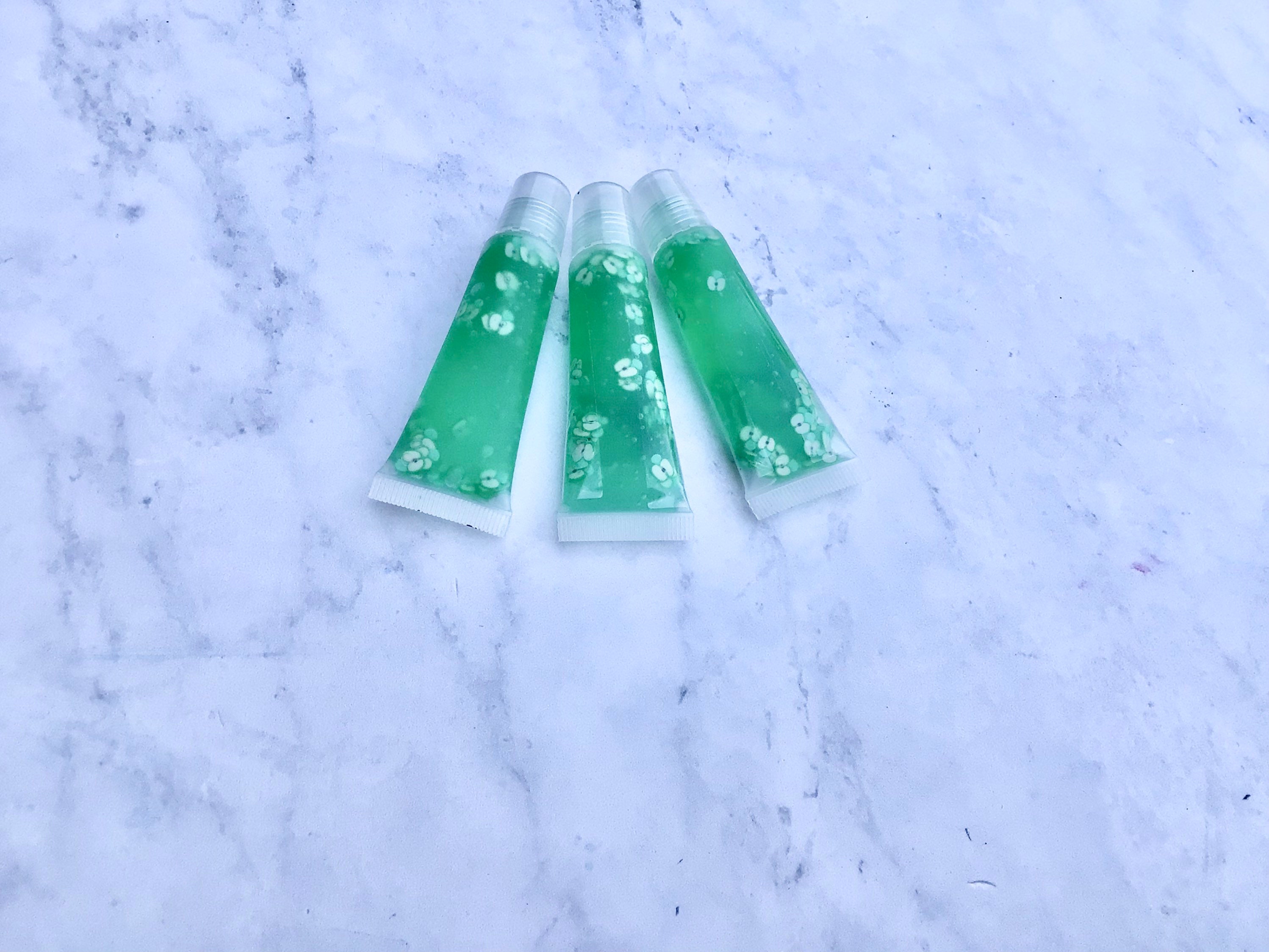 APPLE LIP GLOSS Green Lip Gloss Fruit Slice Flavored Etsy