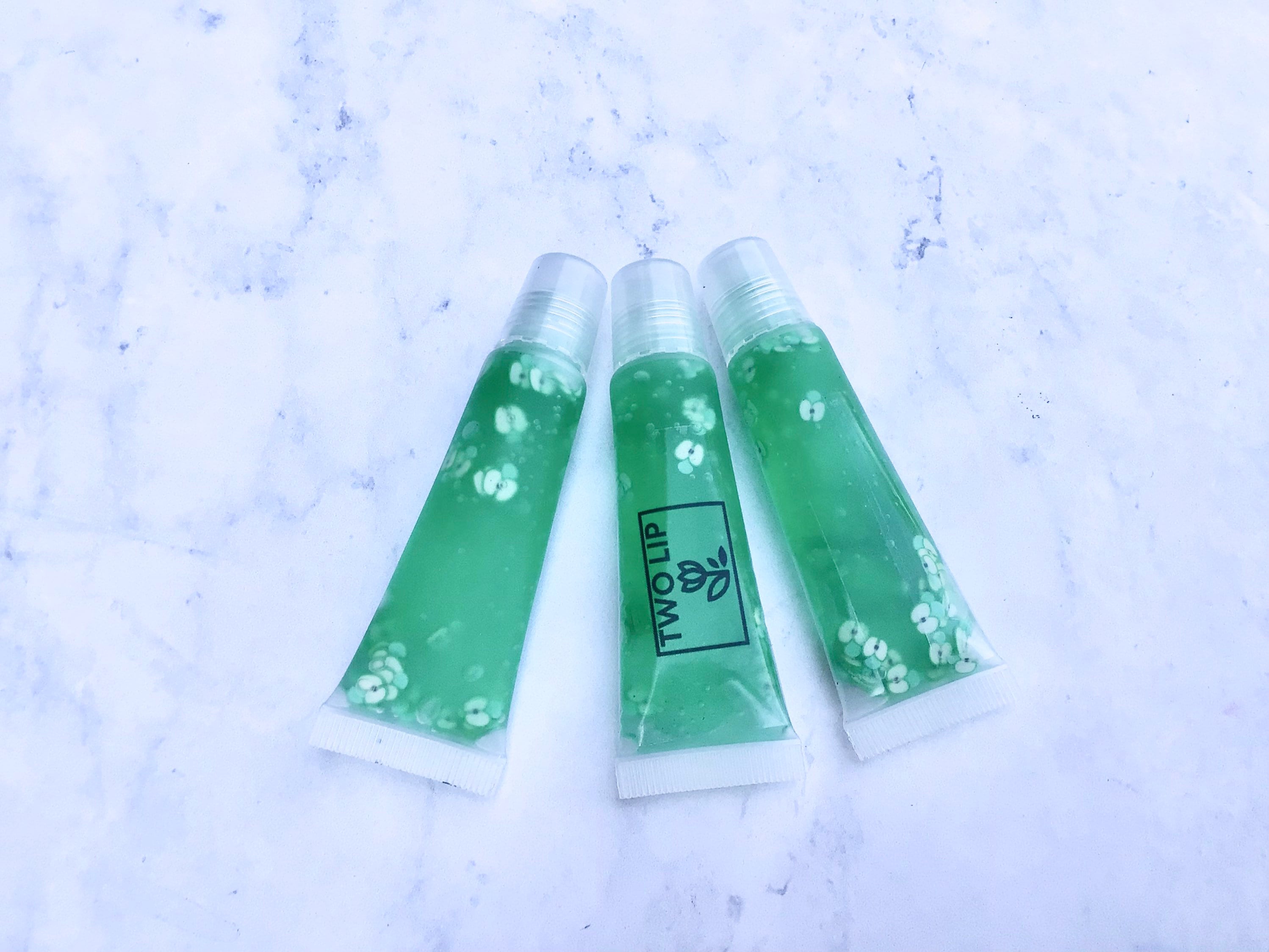 APPLE LIP GLOSS Green Lip Gloss Fruit Slice Flavored Etsy
