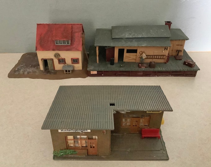 HO Scale Train Buildings, Unique HO Train Buildings, Model Railroad