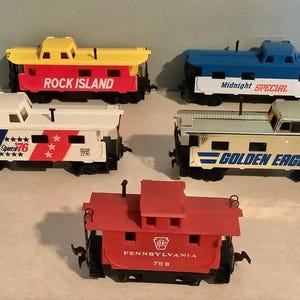 HO Scale Train Cabooses, Model Railroad rolling stock, Specialty cabooses