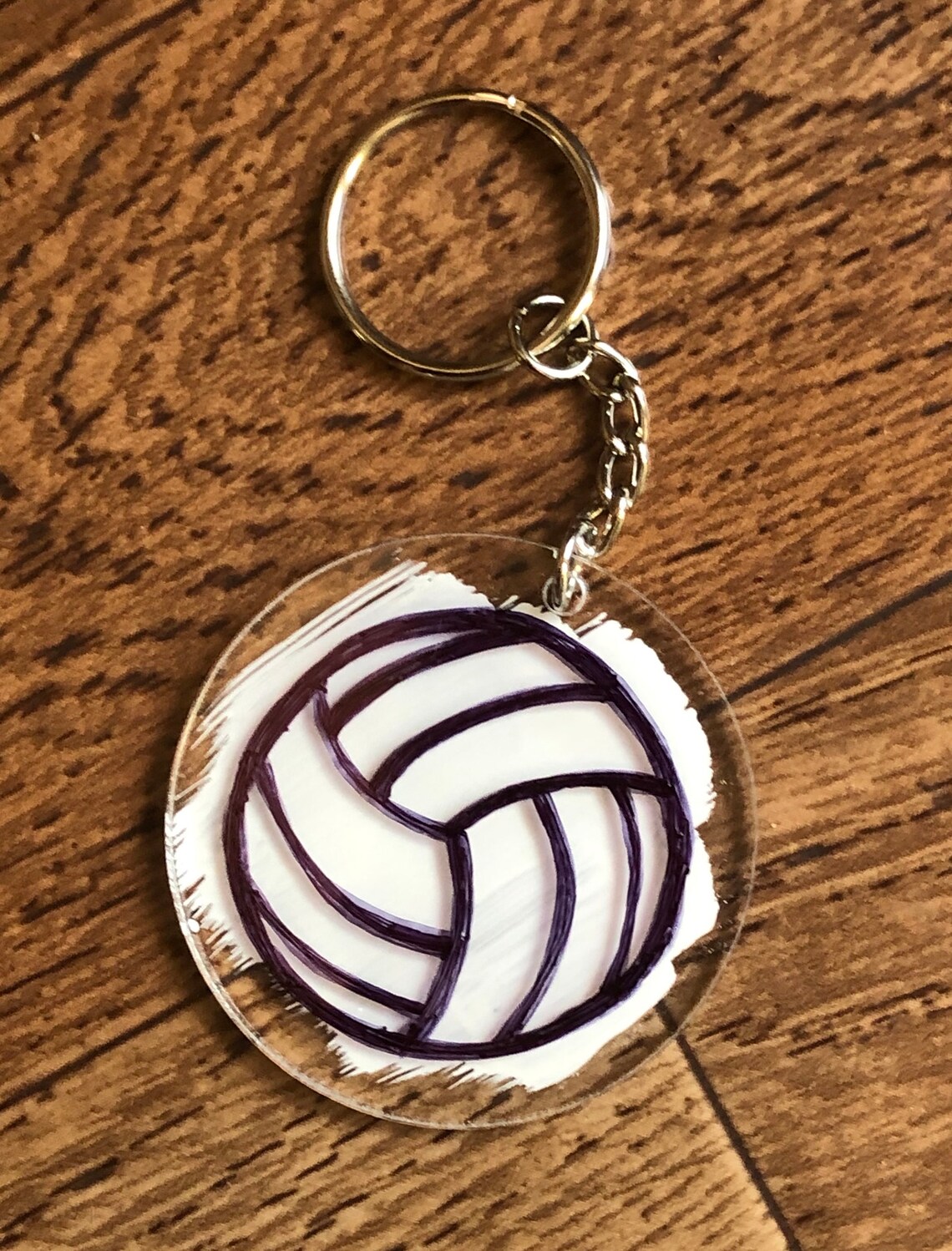 Volleyball Keychain Etsy