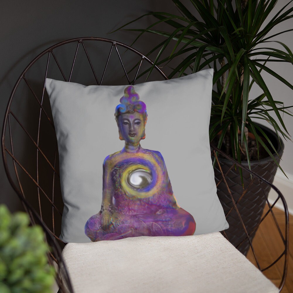 Buddha Meditation Basic Pillow Etsy