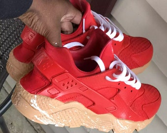 red huaraches custom