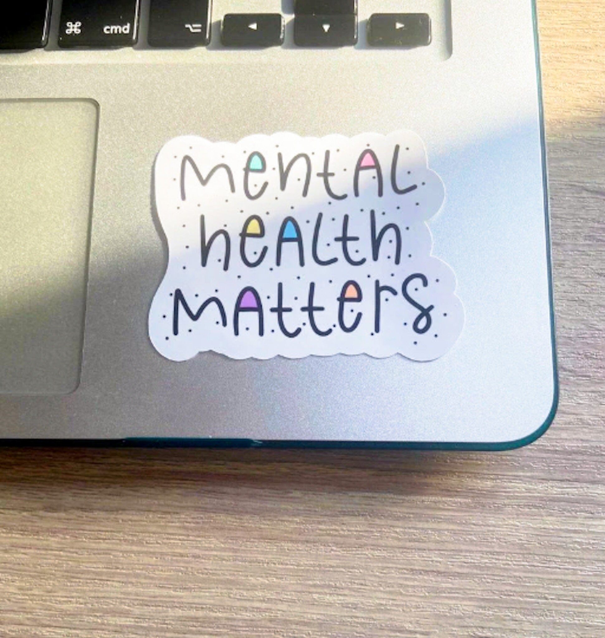 Mental Health Matters Pastel Sticker Mental Health Awareness Laptop ...