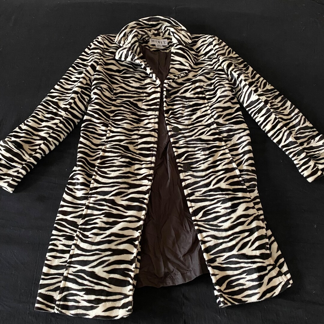 Wild Ideas Zebra Print Jacket
