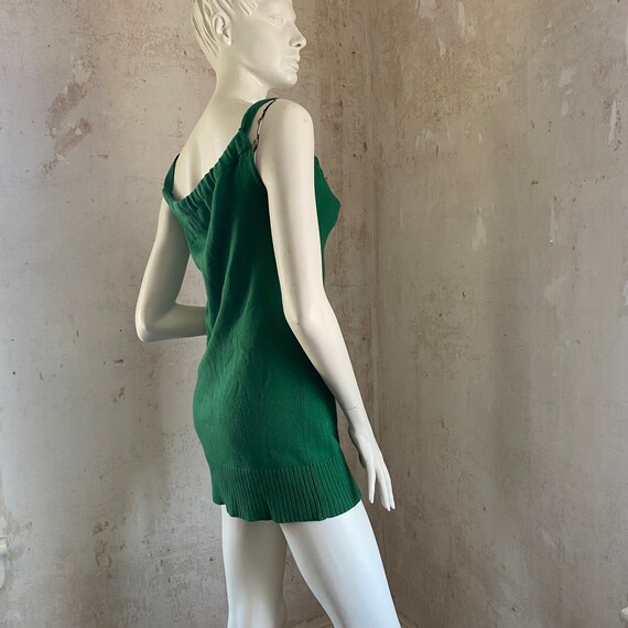 Vintage Sweater Dress Minidress Tunic Y2K Green - Etsy