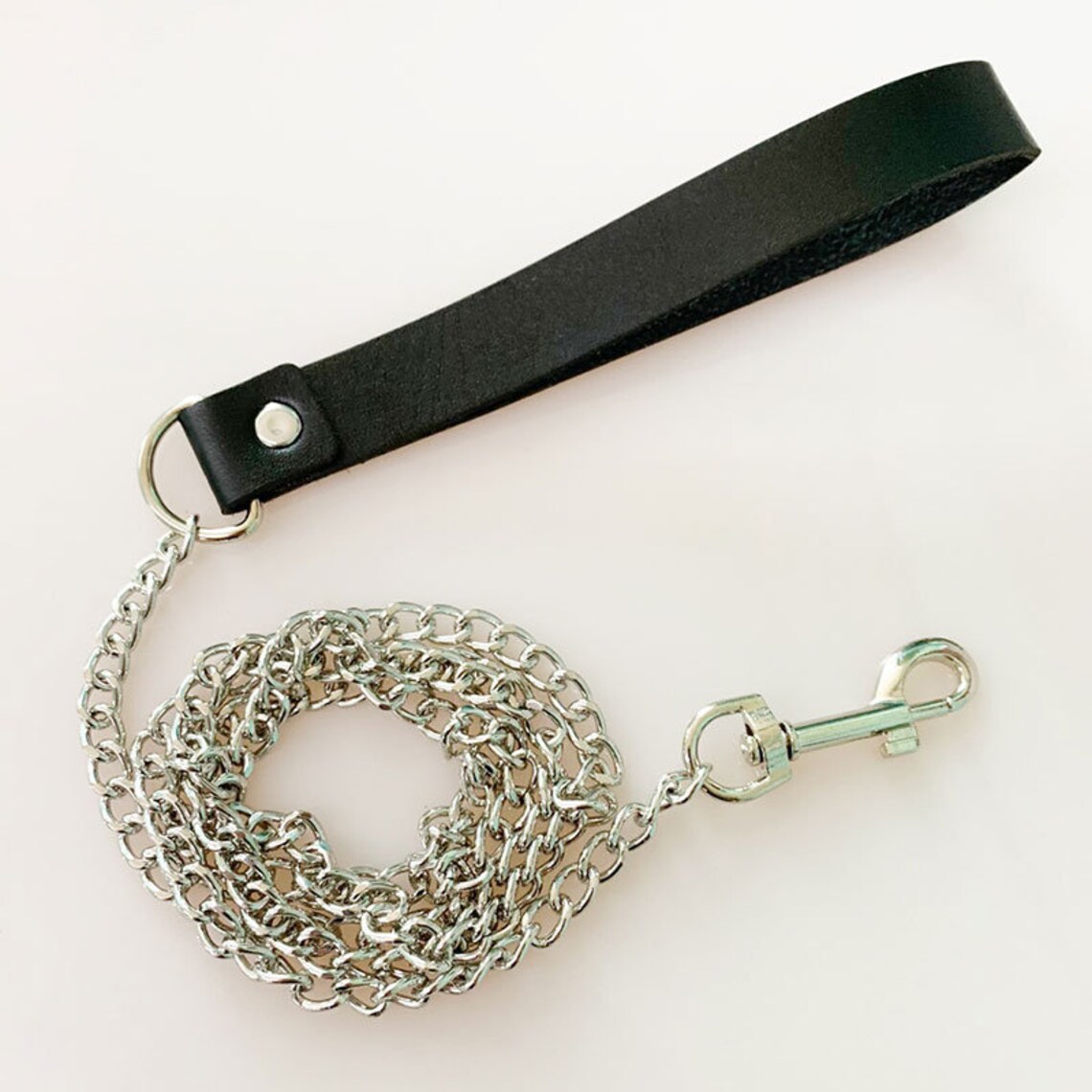 Collar & Chain Leash Set Etsy