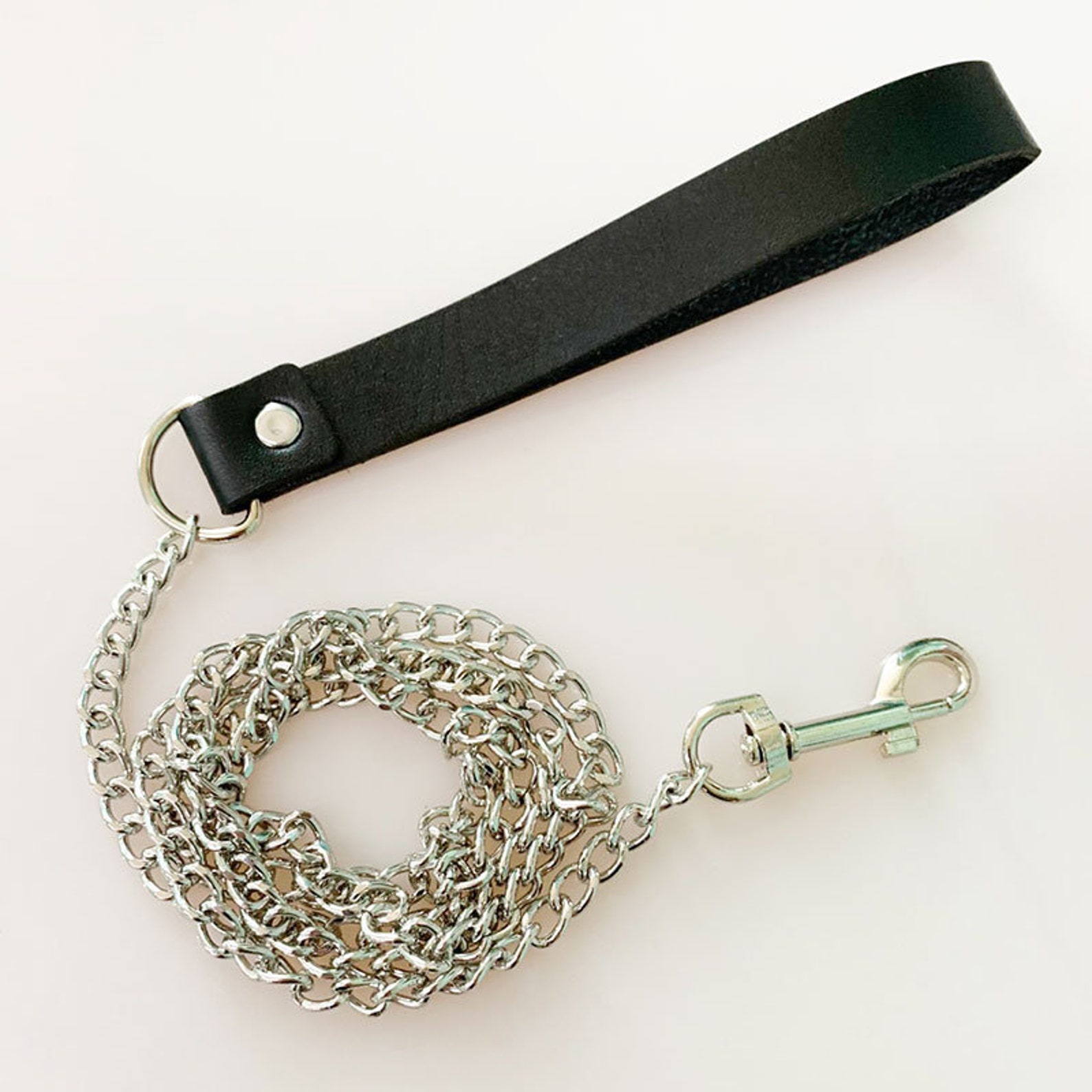 Collar & Chain Leash Set Etsy