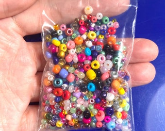 445G Multicolor Glass Seed Bead Mix, Soup, Bead Confetti, 2mm-4mm, Y2K 90S  Mixed Beads, Kandicore, Kidcore, G09 - Yahoo Shopping