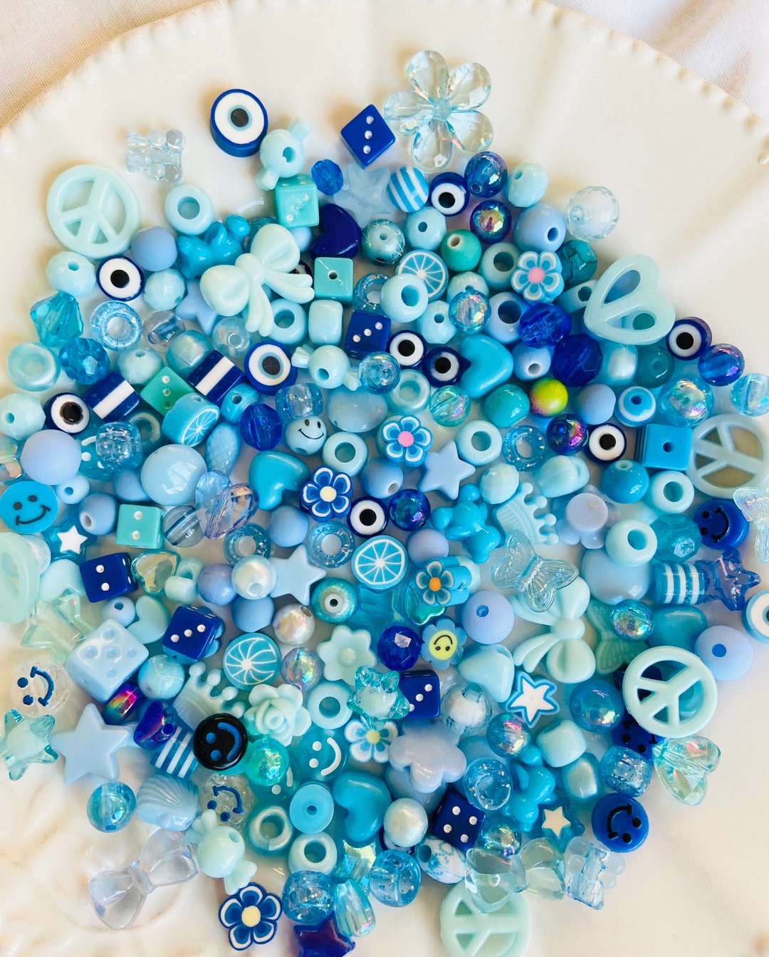 Acrylic Bead Mix - Cute Kawaii Kandi Jewelry Supply