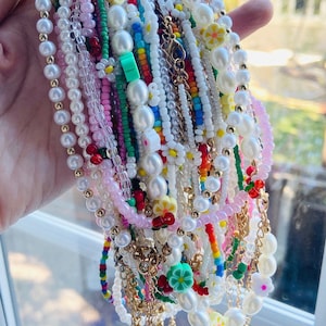 Wholesale Y2K Jewelry grab Bag, Kandi jewelry, 90s Necklace Bracelet Phone Charm Mystery Bag, necklace, bracelet, y2k phone charm, BFF #63