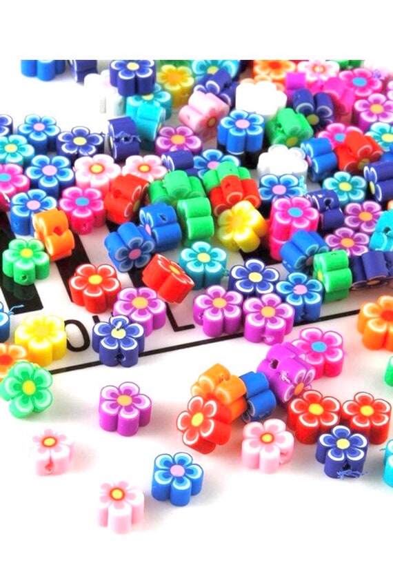 Children DIY Handmade Beads Plum Blossom Box Set Bead Toy Necklace