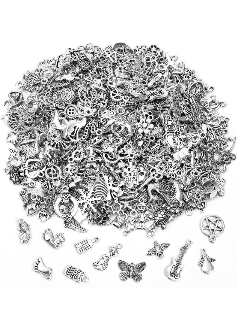 Gold Enamel Charms Random Mix Multicolor Gold Charms Kc Gold Etsy