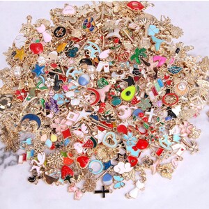 10Pcs/Lot Owl Enamel Alloy Charms Pendant Necklace DIY Craft Jewelry Making DM 10Pcs/Lot Owl Enamel Alloy Charms Pendant Necklace DIY Craft Jewelry Making DM
