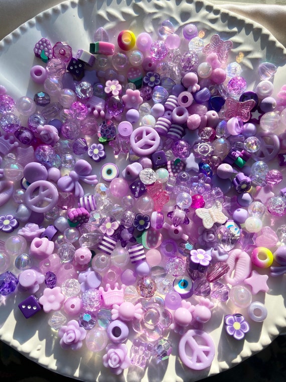 Acrylic Bead Mix - Cute Kawaii Kandi Jewelry Supply