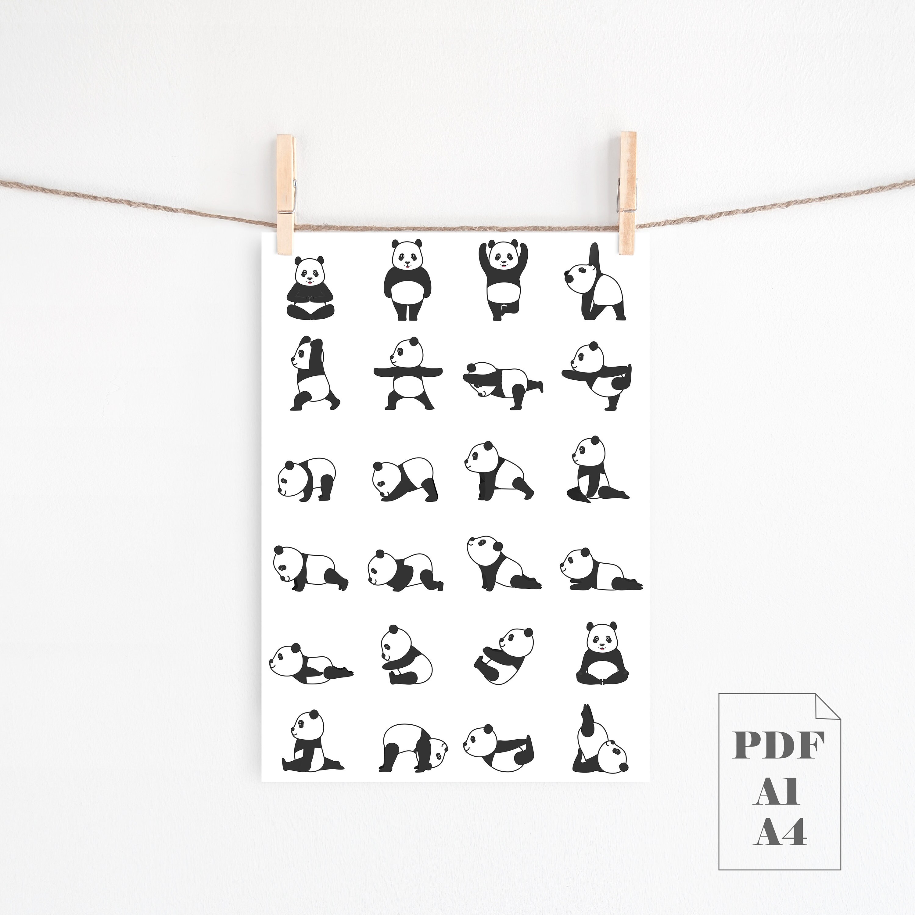 Printable Yoga Poster for Kids | Yoga Poses Printable | Digital Yoga ...