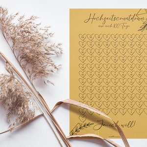 Wedding Countdown - Only 100 days until the big day!